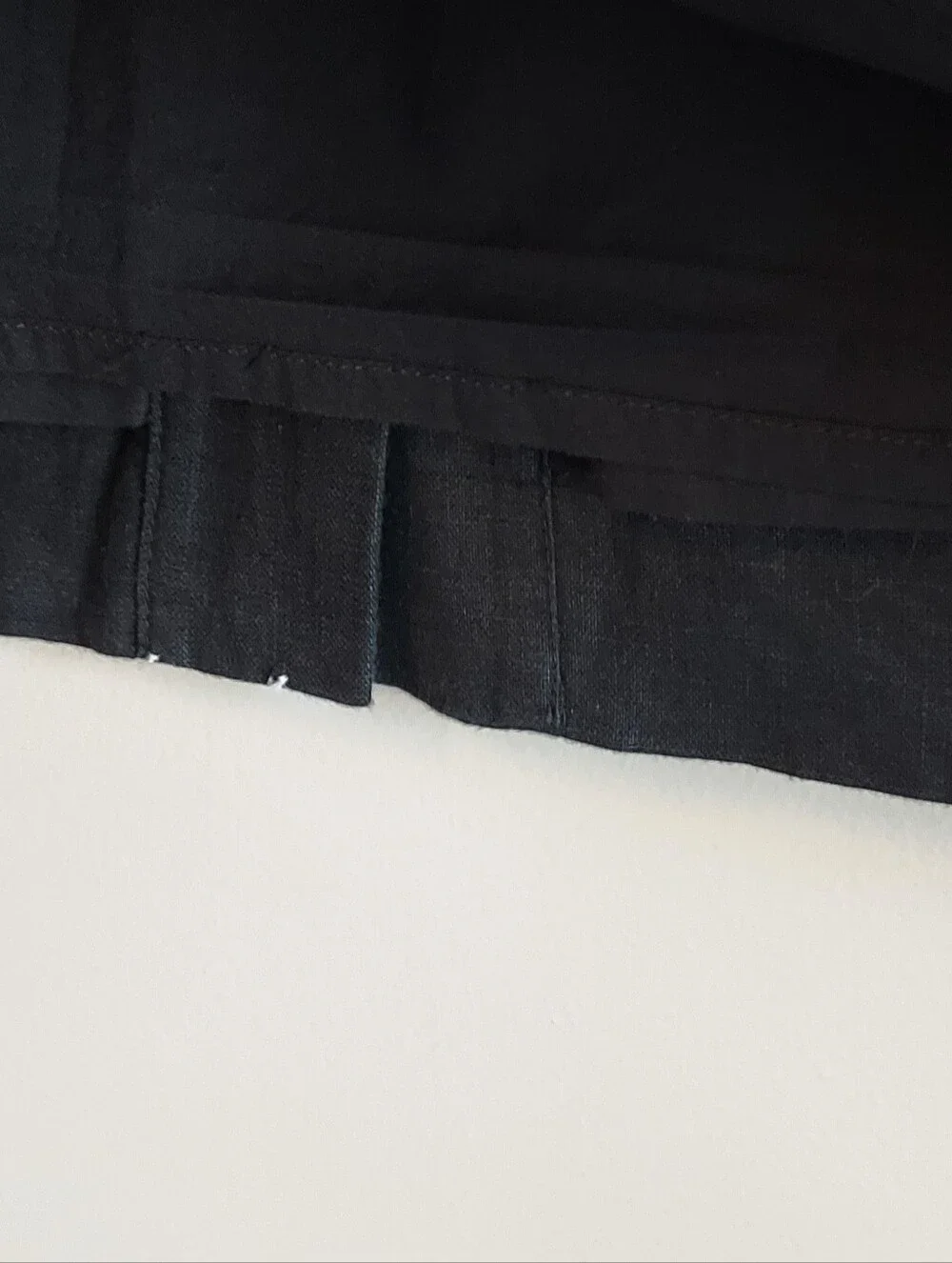 J. Crew Black Linen Skirt Size Small